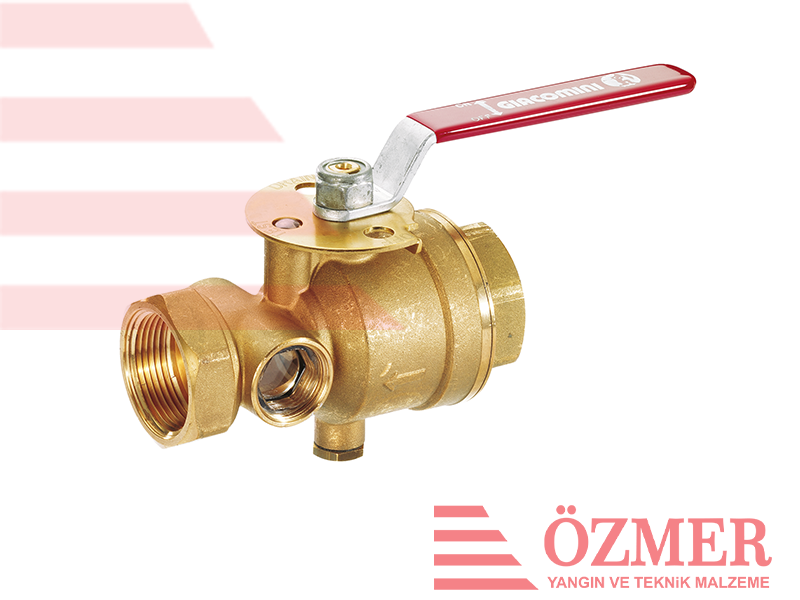 Test ve Drenaj Vanası (A61 Dişli) 15/65